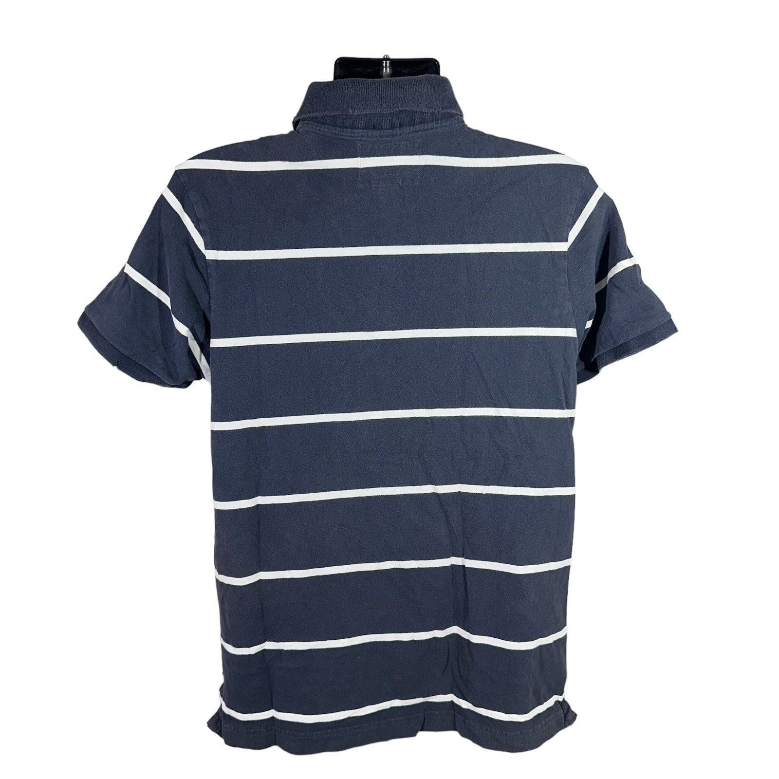 Collection of Abercrombie & Fitch Striped Muscle Polo in a gallery layout