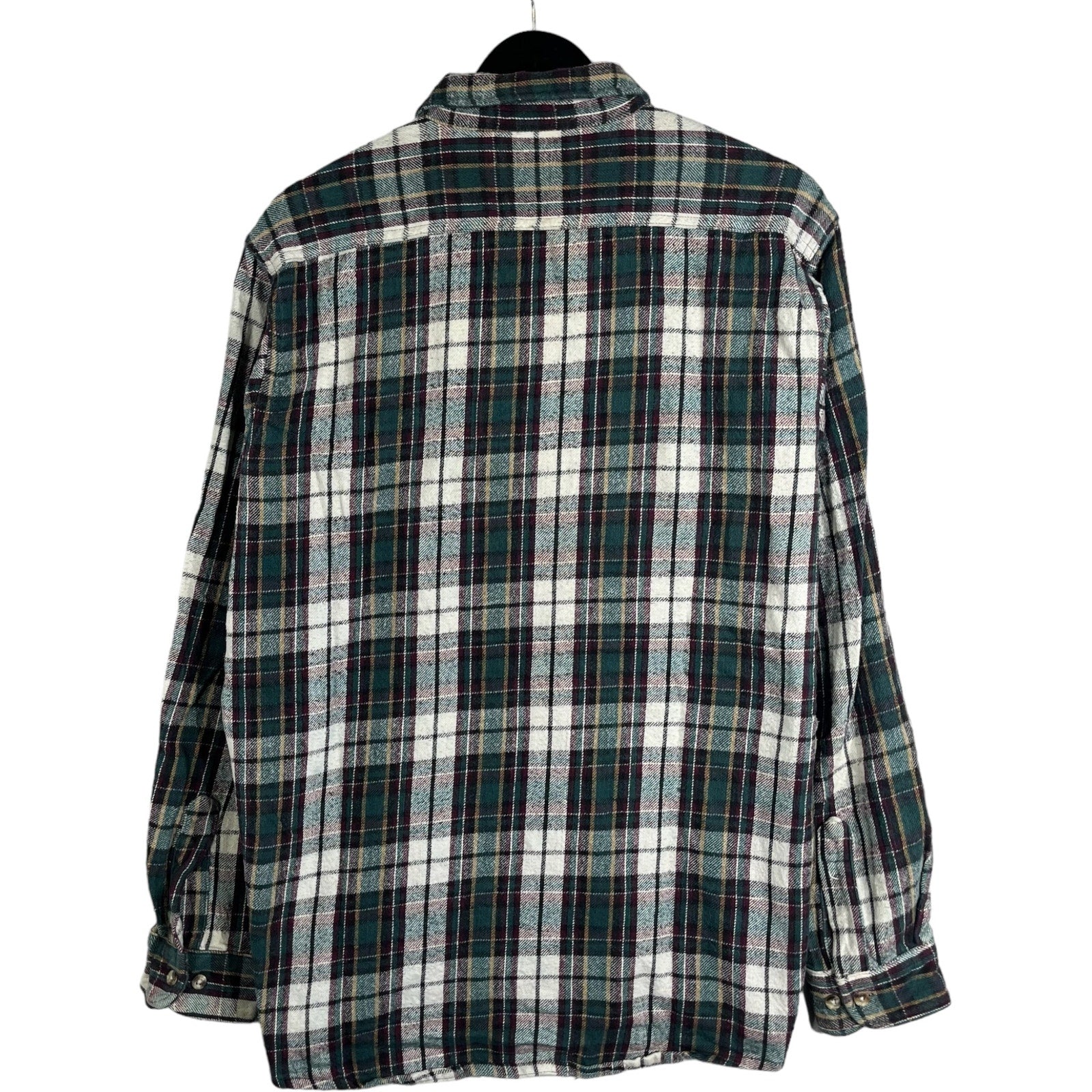 Collection of Dakota Plaid Long Sleeve Button Down Flannel in a gallery layout