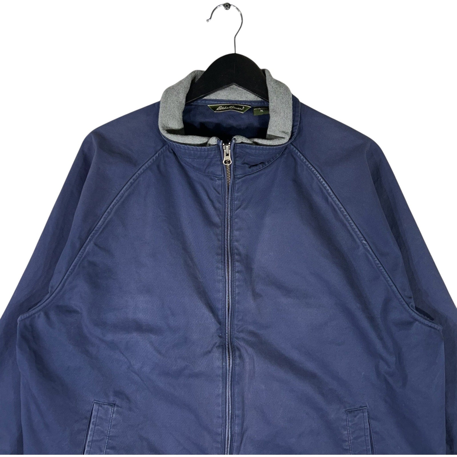 Collection of Eddie Bauer Collared Full Zip Jacket in a gallery layout