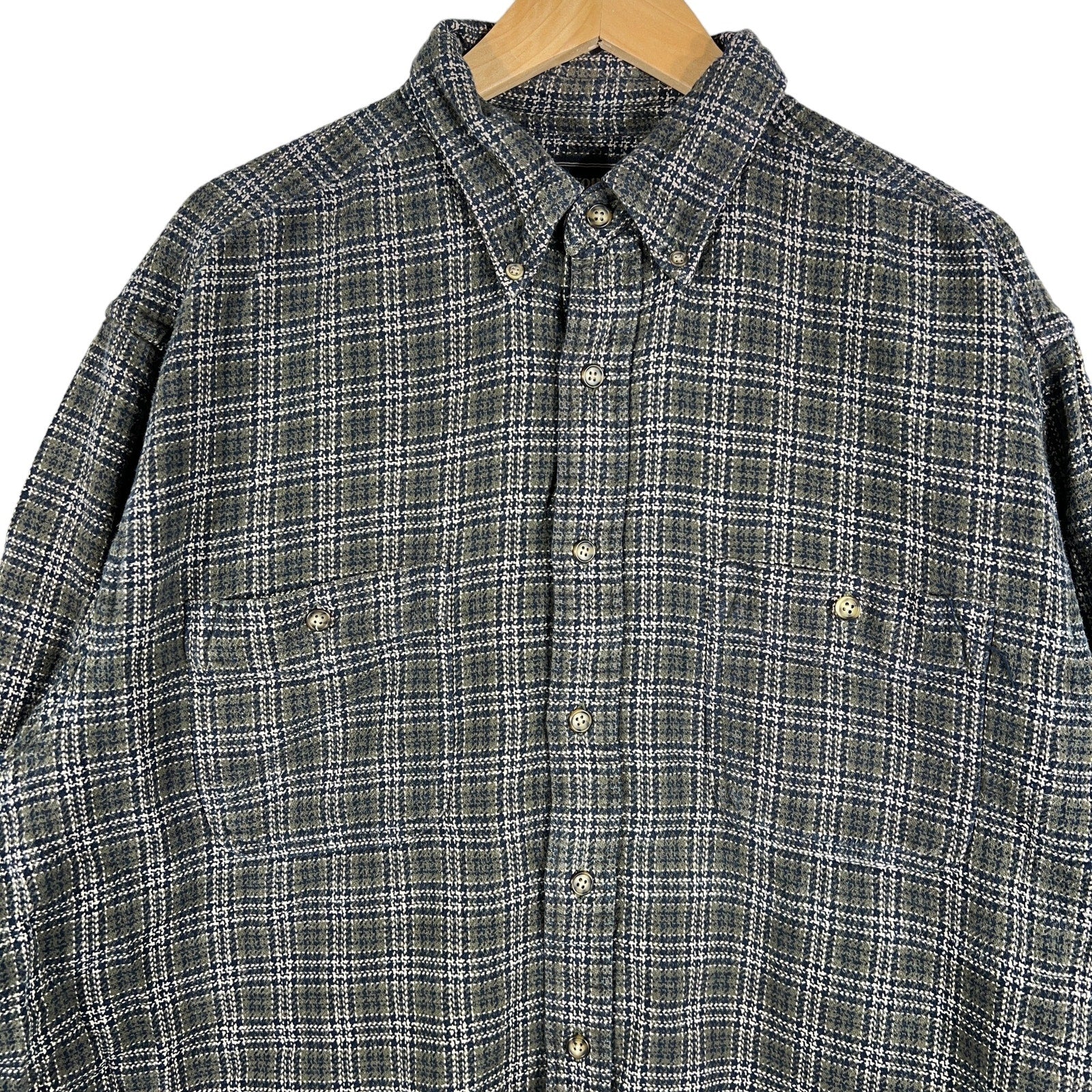 Collection of Abercrombie & Fitch Plaid Flannel in a gallery layout