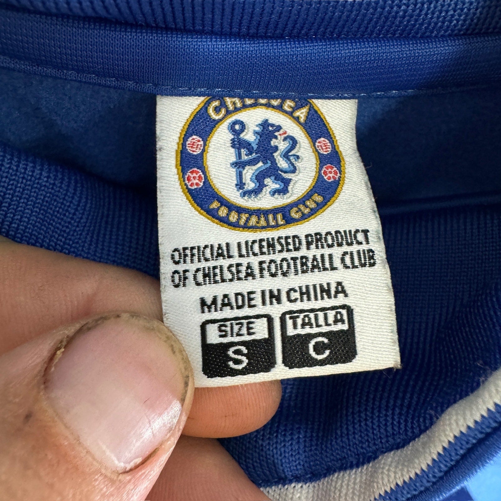 Collection of Chelsea FC Full Zip Light Jacket in a gallery layout