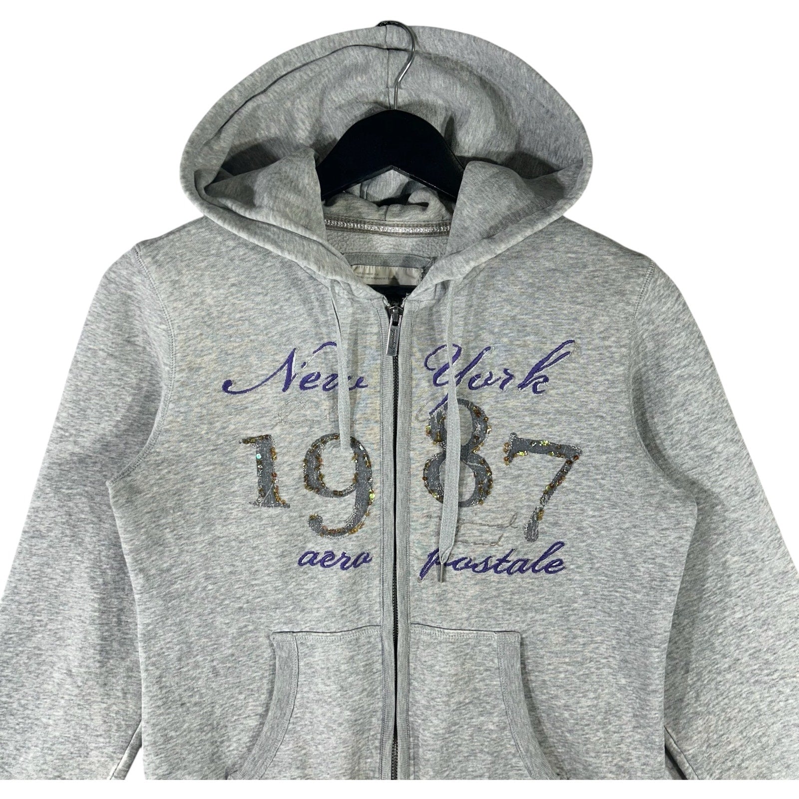 Collection of Women's Aeropostale Zip-Up Hoodie in a gallery layout