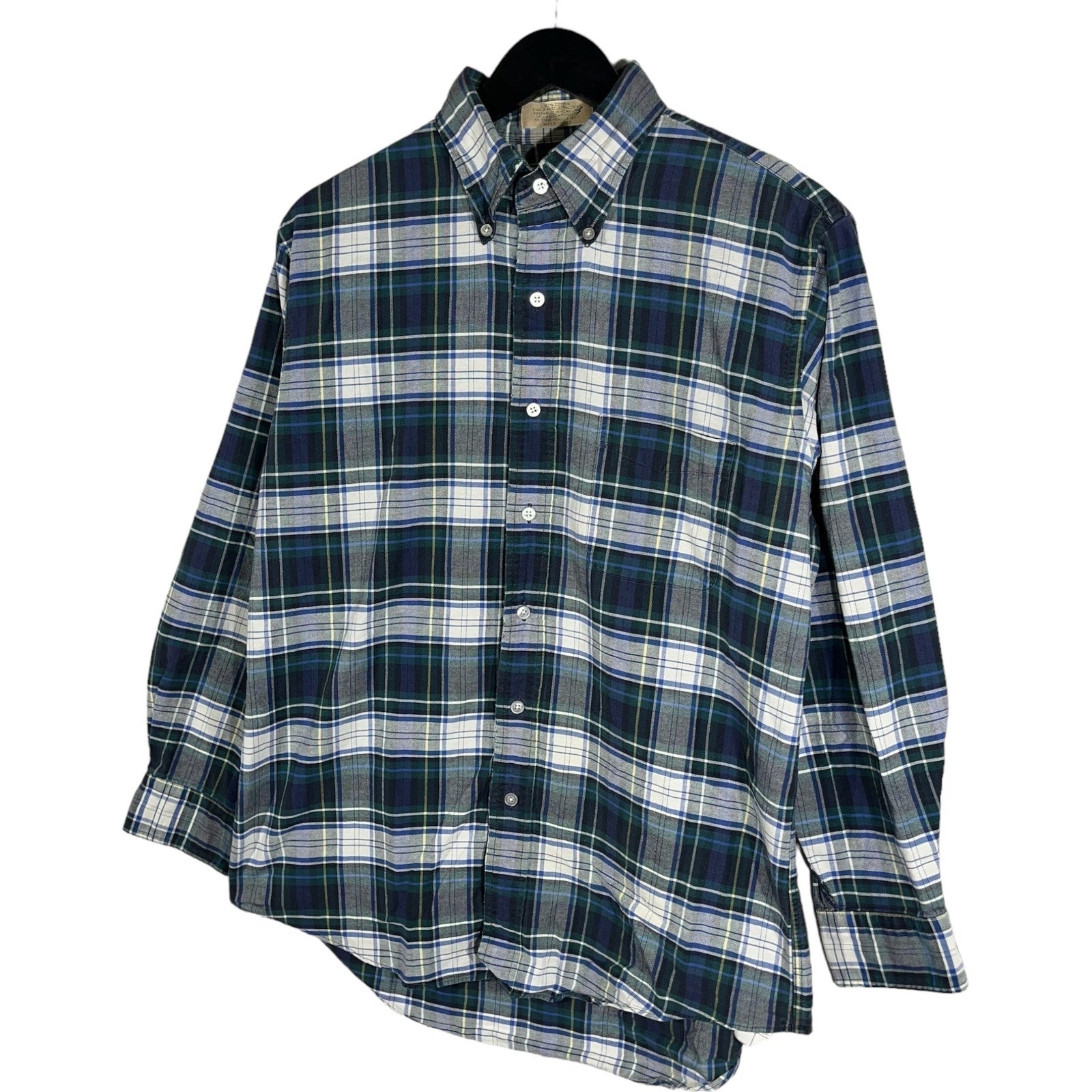 Collection of L.L.Bean Plaid Long Sleeve Flannel in a gallery layout