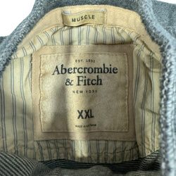 Collection of Abercrombie & Fitch Henley Muscle Long Sleeve Shirt in a gallery layout