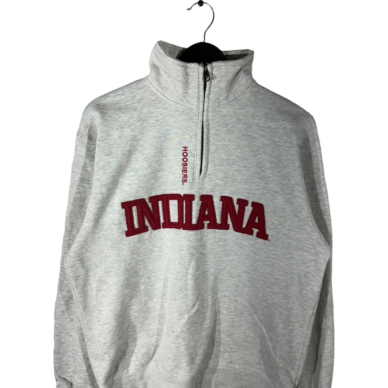 Collection of Jansport University Indiana 1/4 Zip Pullover Sweatshirt in a gallery layout