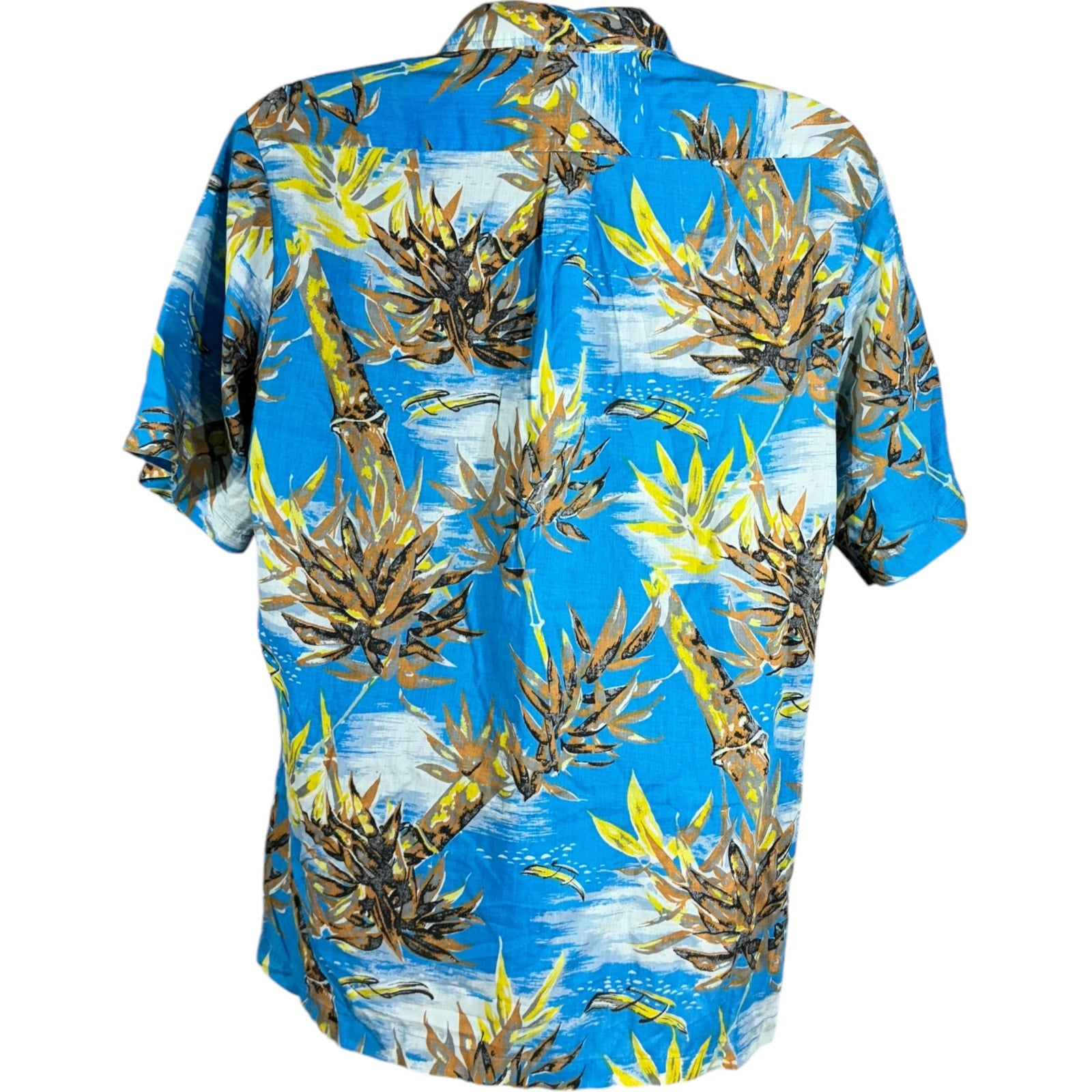 Collection of Tropical Hawaiian Short Sleeve Button Up in a gallery layout