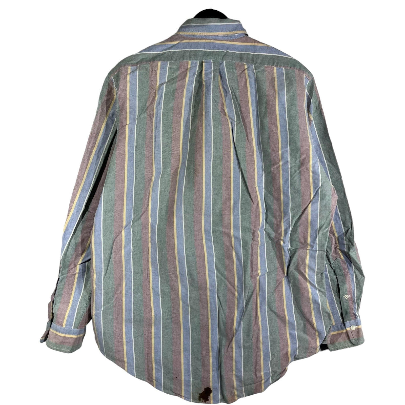 Collection of Ralph Lauren Striped Long Sleeve Button Down Dress Shirt in a gallery layout