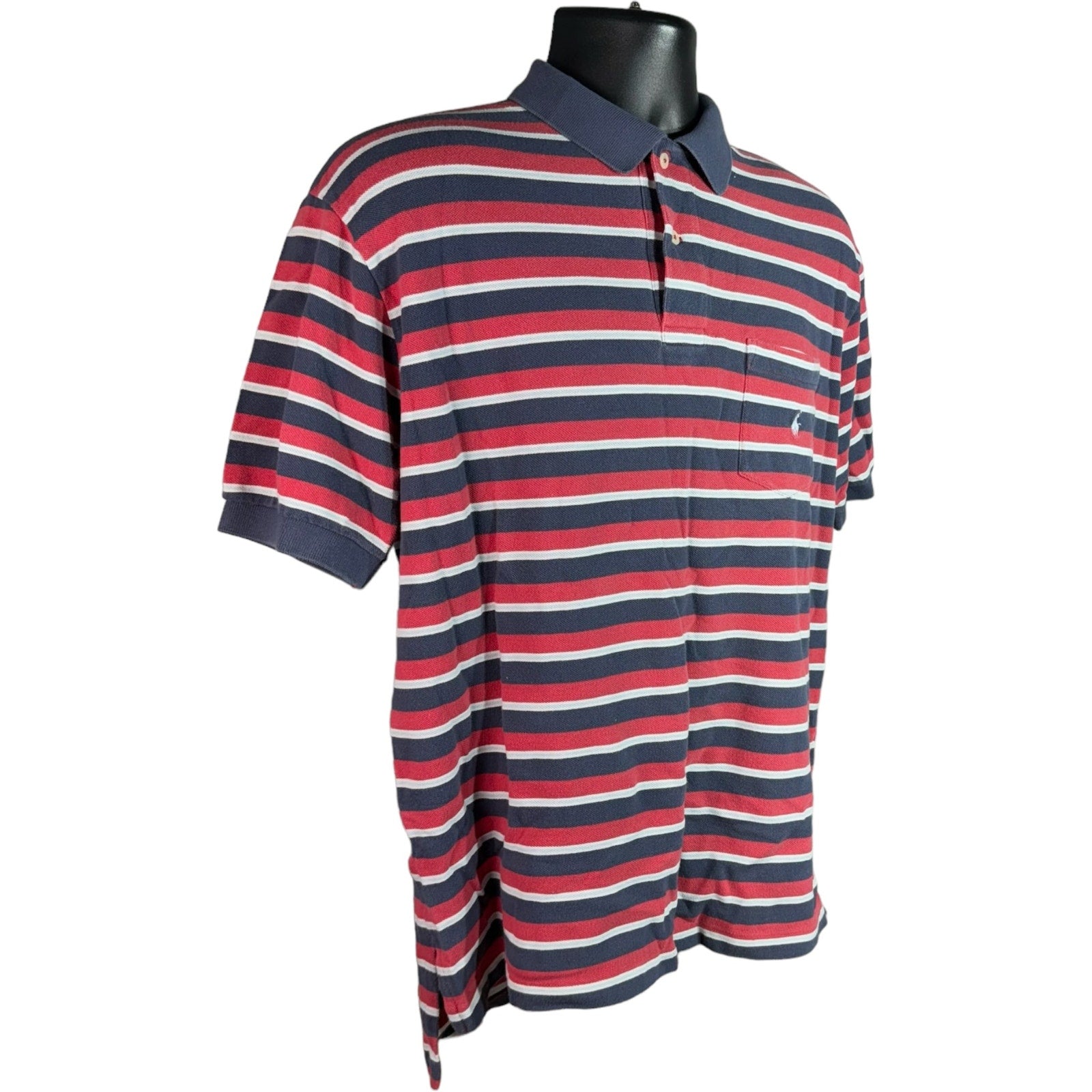 Collection of Polo Ralph Lauren Striped Short Sleeve Polo in a gallery layout