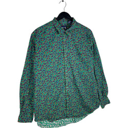 Collection of Vintage Gap Long Sleeve Paisley Pattern Dress Shirt in a gallery layout