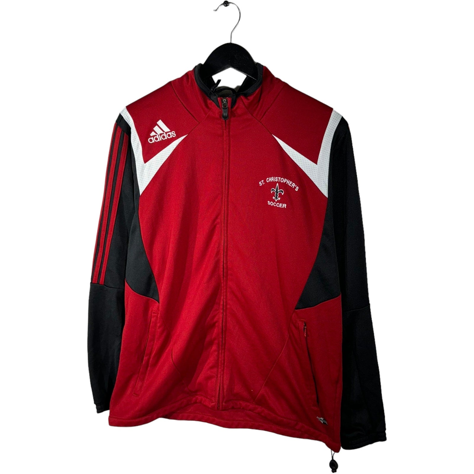 Collection of Adidas St. Christophers Soccer Full Zip Light Jacket in a gallery layout