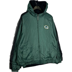 Collection of Reebok Green Bay Packers NFL Light Jacket in a gallery layout