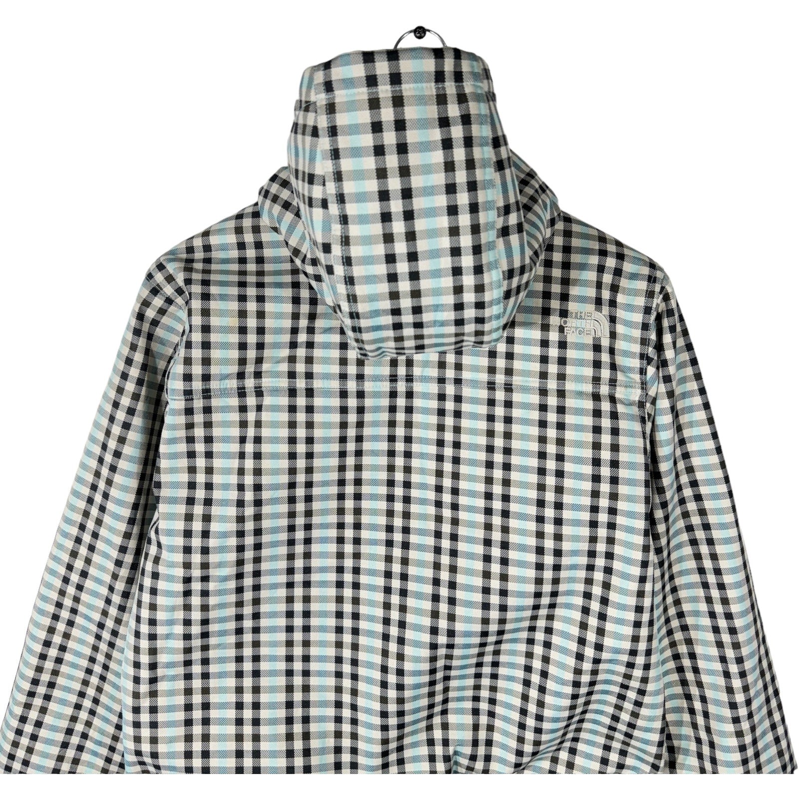 Collection of The North Face Women's Plaid Full Zip Hooded Jacket in a gallery layout