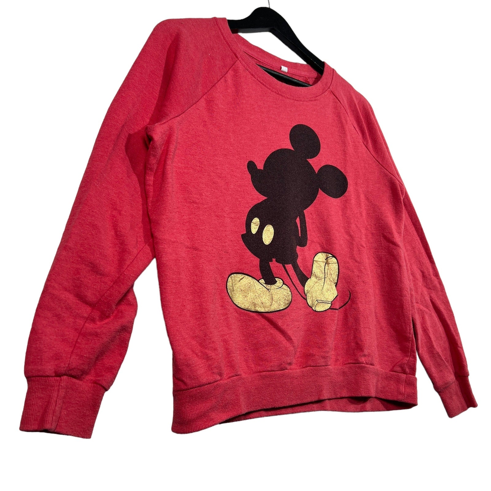 Collection of Disney Mickey Mouse Shadow Graphic Women's Crewneck in a gallery layout