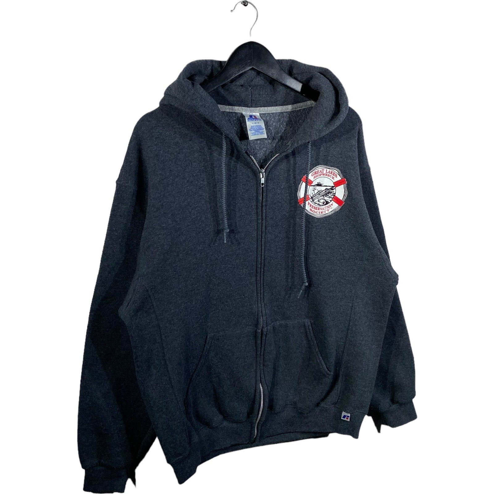 Collection of Russell Athletics Great Lakes Full Zip Hoodie in a gallery layout