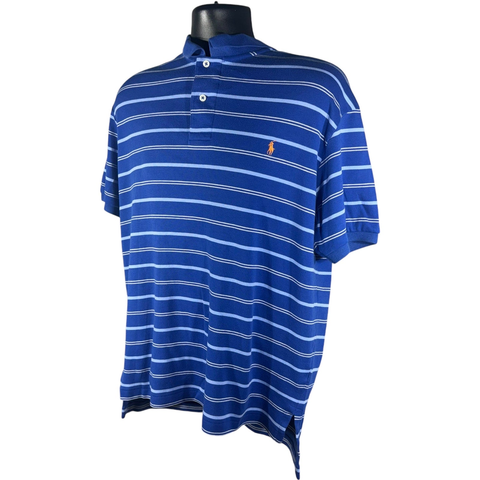 Collection of Polo Ralph Lauren Striped Short Sleeve Polo in a gallery layout