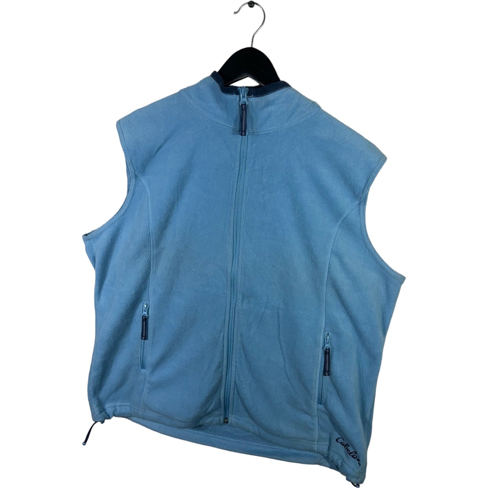 Collection of Cabelas Full Zip Fleece Vest in a gallery layout
