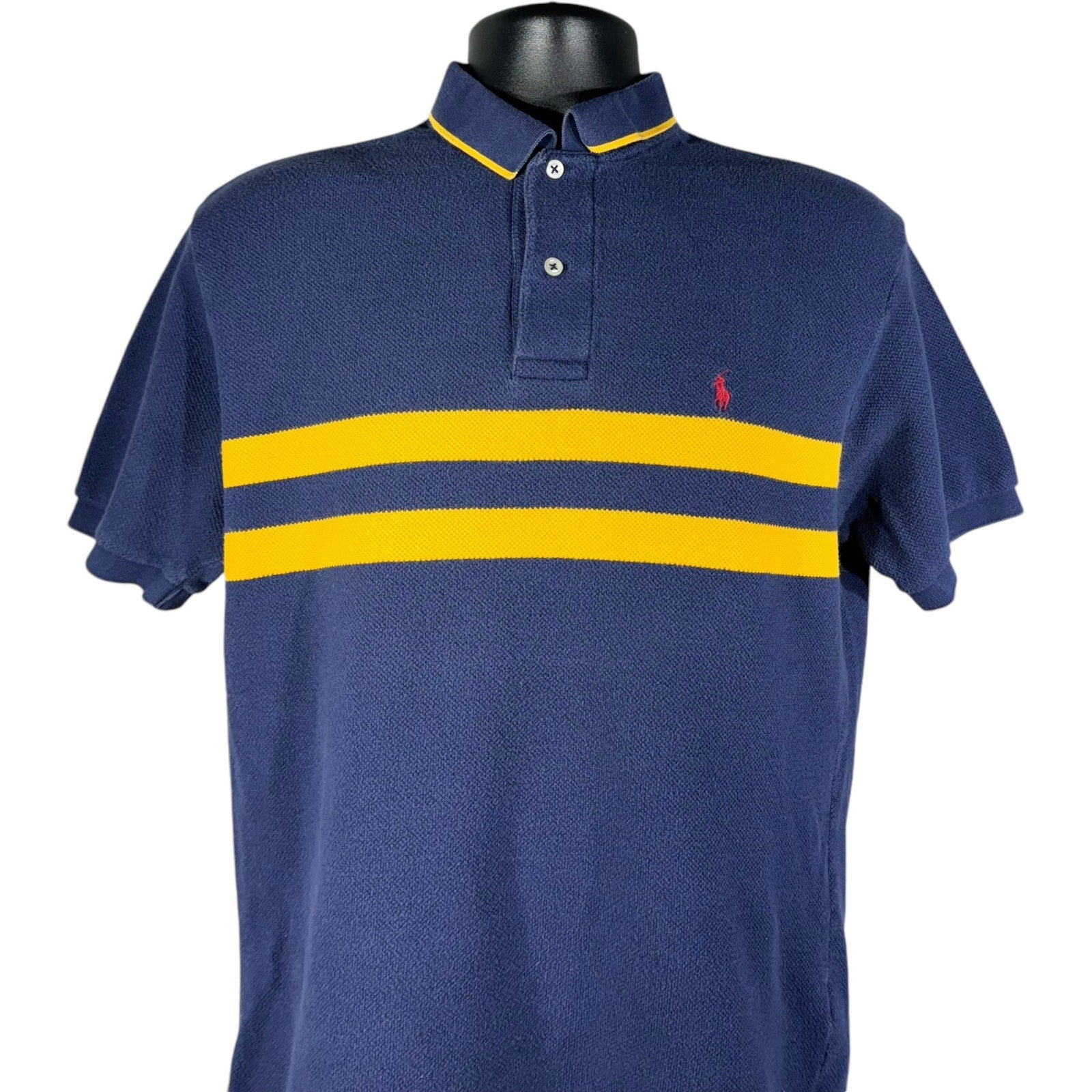 Collection of Polo Ralph Lauren Striped Short Sleeve Polo in a gallery layout