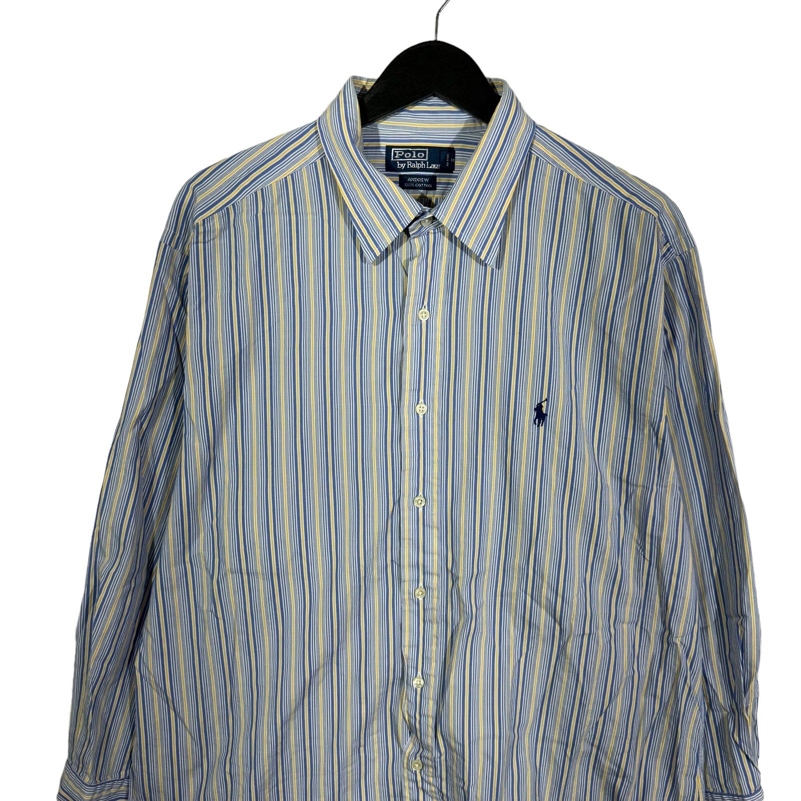 Collection of Polo Ralph Lauren Verticle Striped Andrew Dress Shirt in a gallery layout