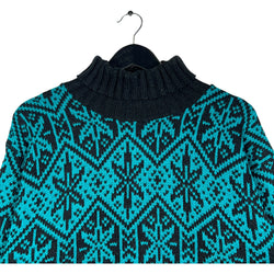 Collection of Vintage Liberty Knits Snowflake Patterned Sweater in a gallery layout