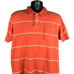 Collection of Abercrombie & Fitch Striped Short Sleeve Polo in a gallery layout