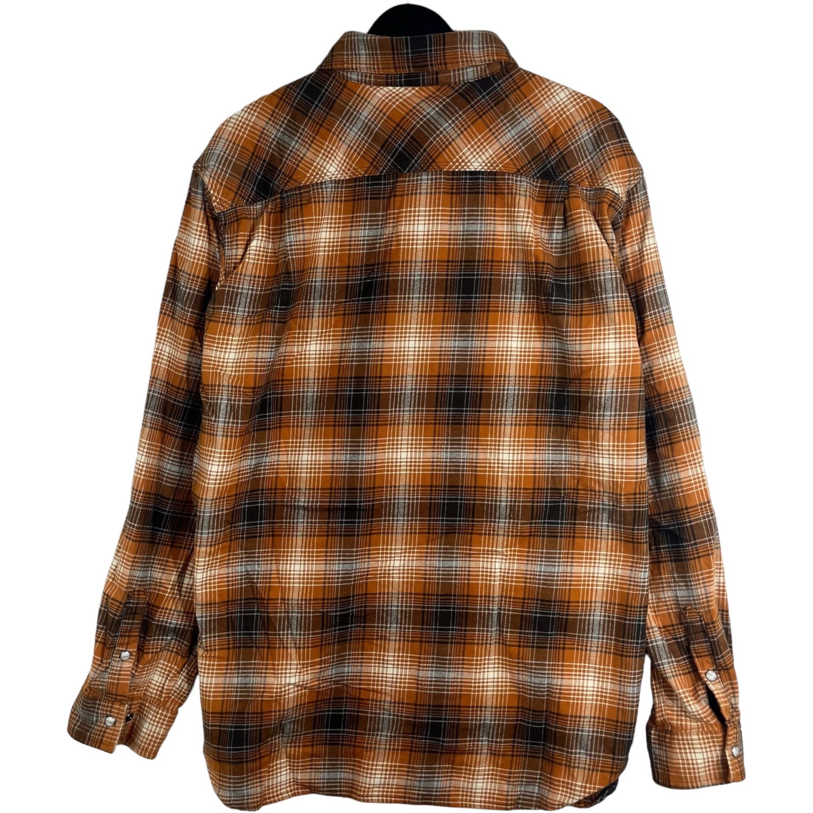 Collection of Carhartt Plaid Long Sleeve Flannel in a gallery layout