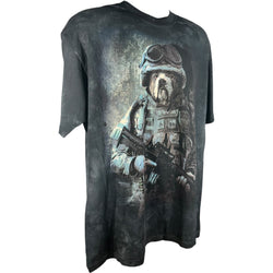 Collection of AOP Tie Dye Pug Soldier Tee in a gallery layout