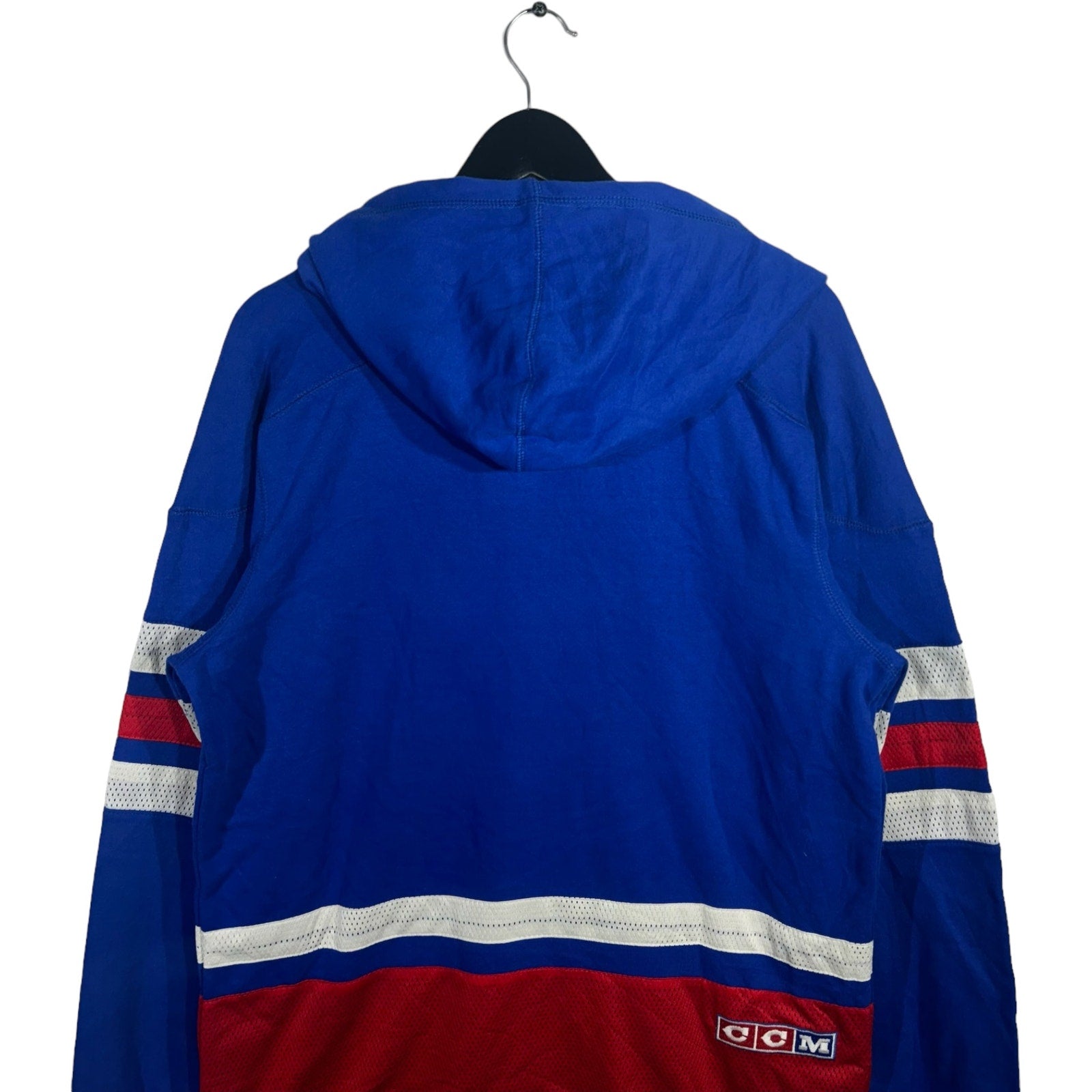 Collection of CCM NHL New York Rangers Jersey Hoodie in a gallery layout