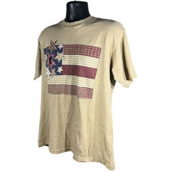 Collection of Vintage Melhart Designs American Flag Tee in a gallery layout