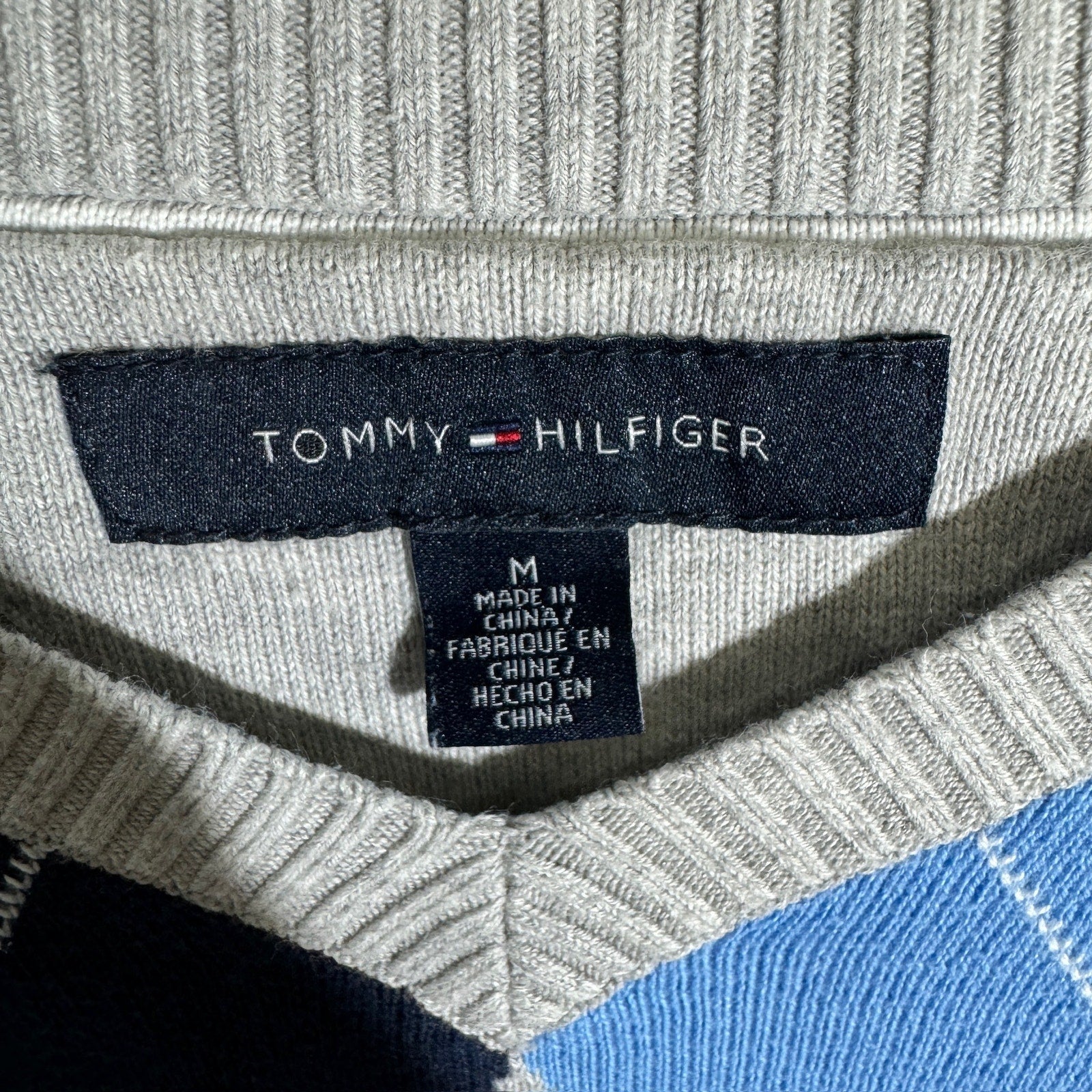 Collection of Tommy Hilfiger Pattern Sweater in a gallery layout