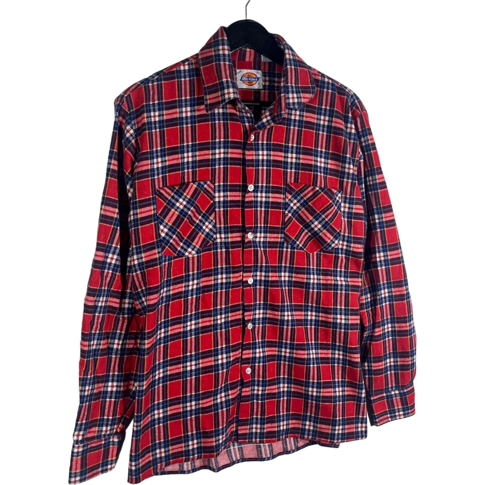 Collection of Dickies Flannel Plaid Long Sleeve Flannel in a gallery layout