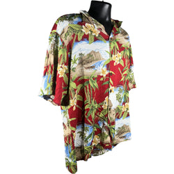 Collection of Floral Hawaiian Short Sleeve Button Up in a gallery layout