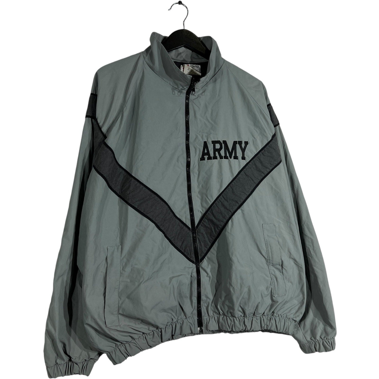 Collection of JWOD Skilcraft Army Reflective Full Zip Windbreaker in a gallery layout