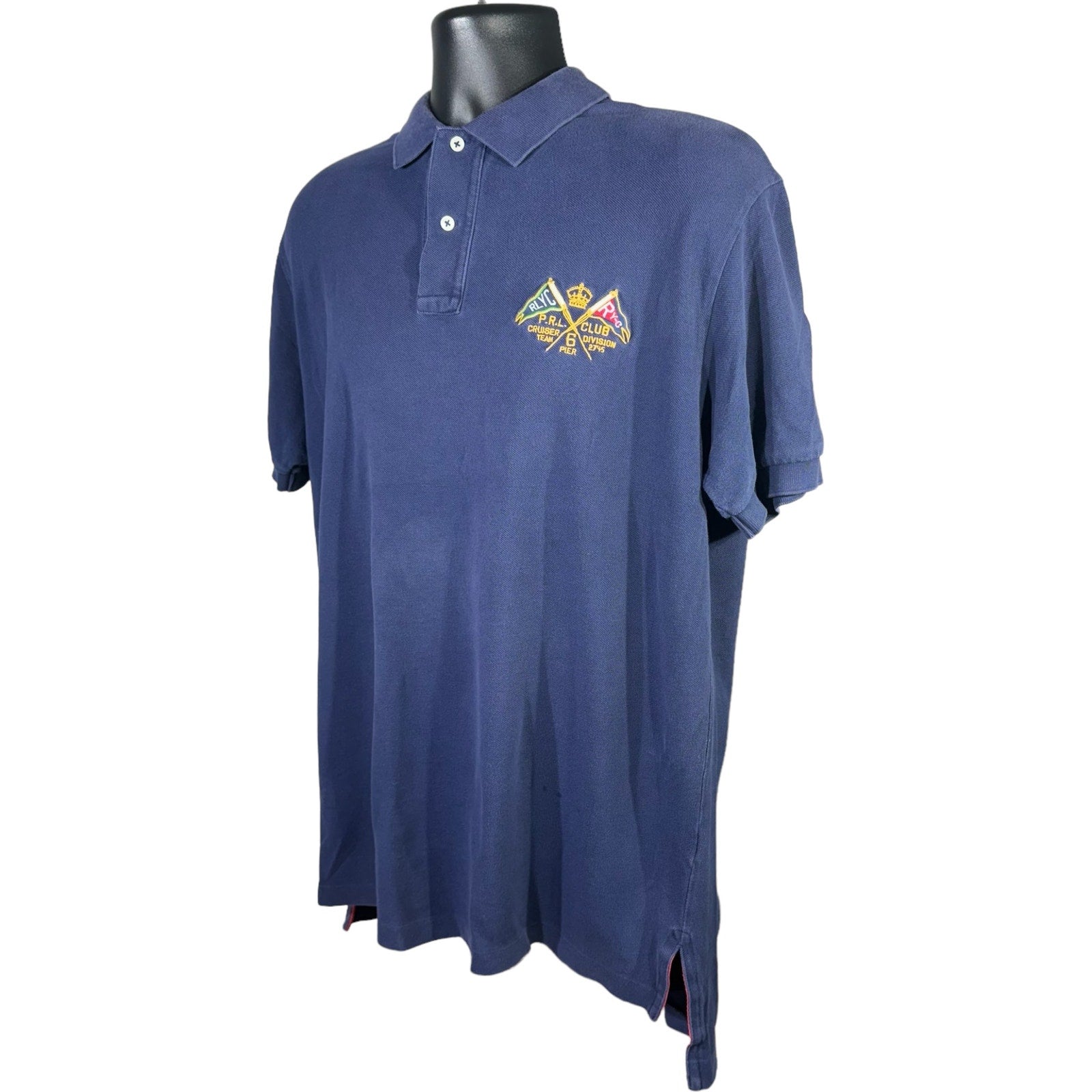 Collection of Vintage Polo Ralph Lauren Cruiser Crest Short Sleeve Polo in a gallery layout