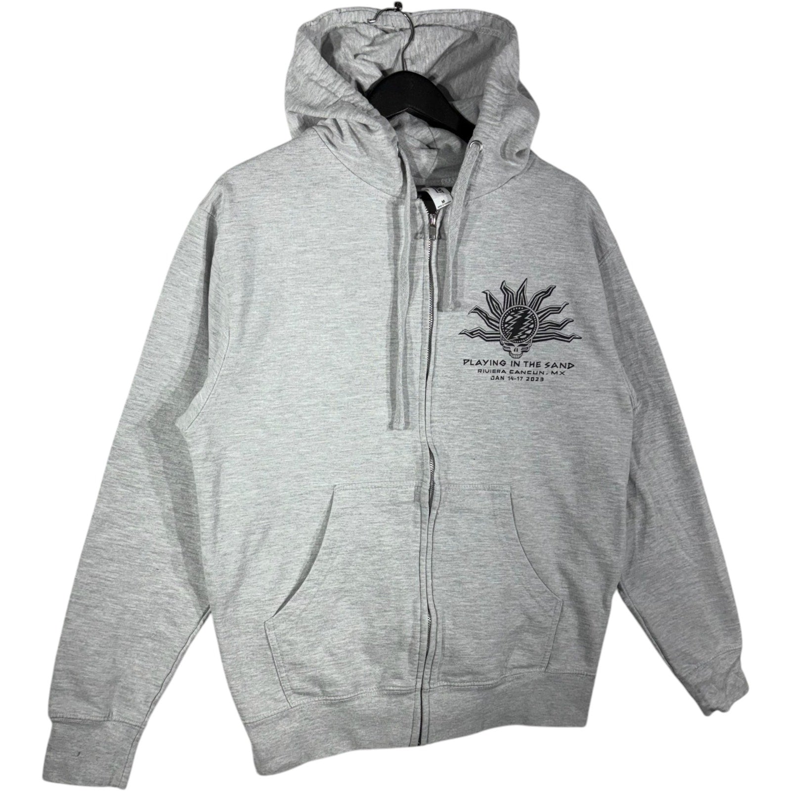 Collection of Dead & Co Playing In The Sand Concert Full Zip Hoodie 2023 in a gallery layout