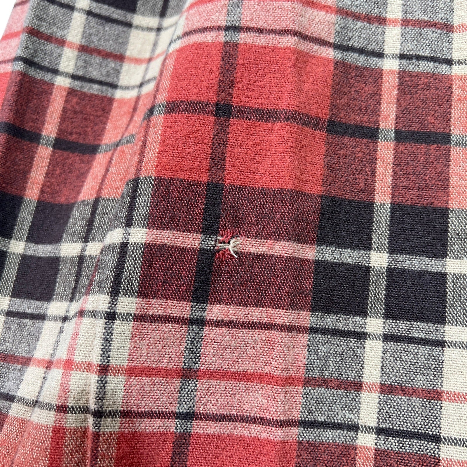 Collection of L.L. Bean Chamois Cloth Plaid Flannel in a gallery layout