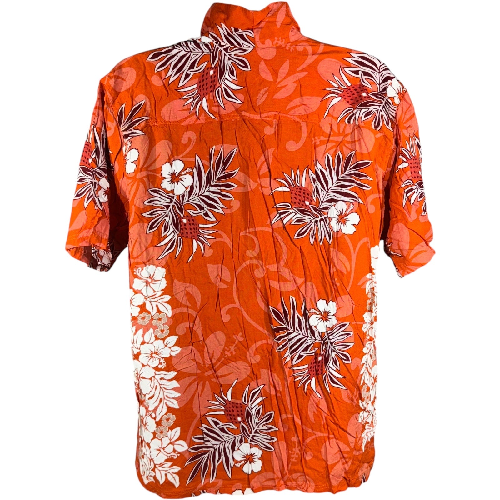 Collection of Floral Hawaiian Short Sleeve Button Up in a gallery layout