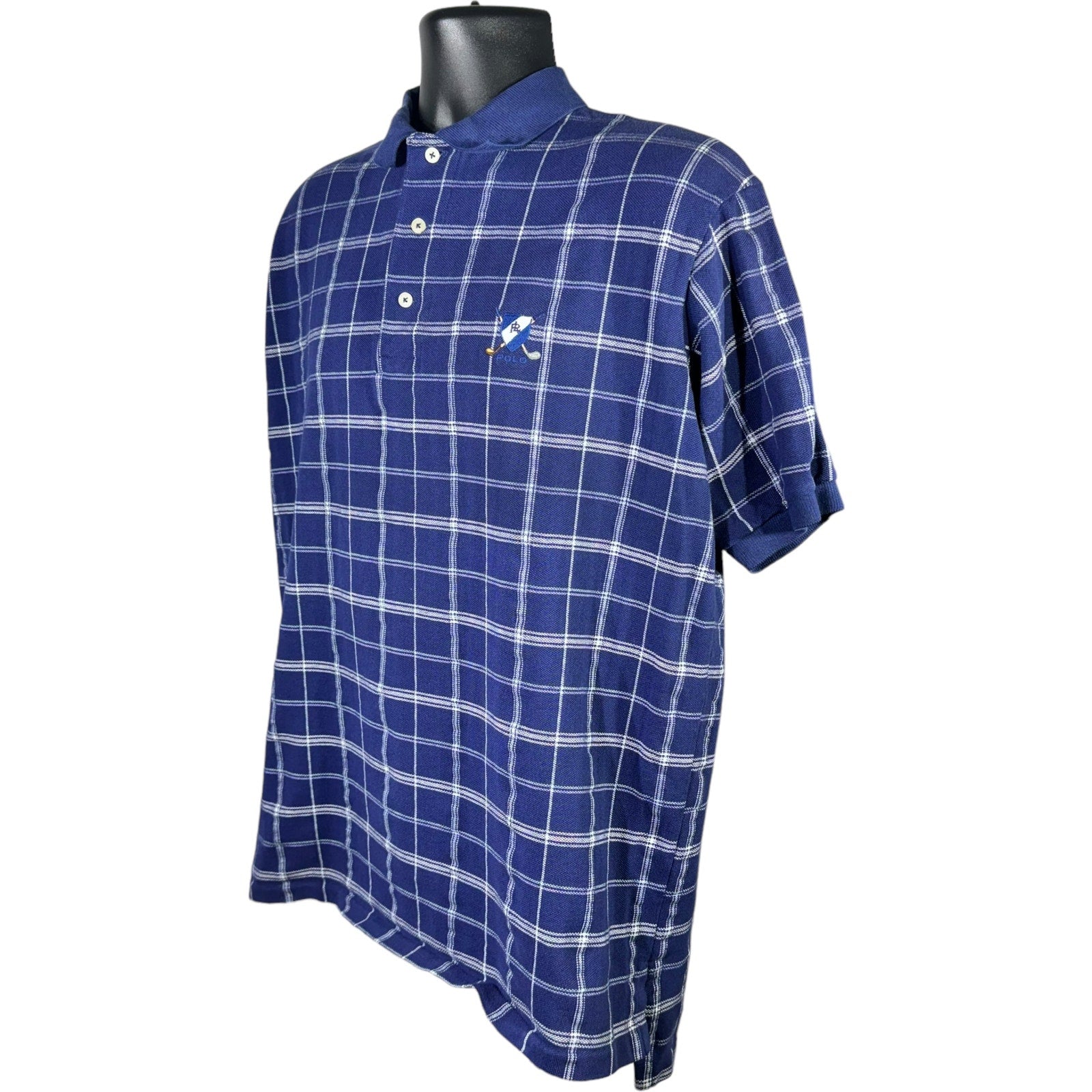 Collection of Polo Ralph Lauren Plaid Short Sleeve Polo in a gallery layout