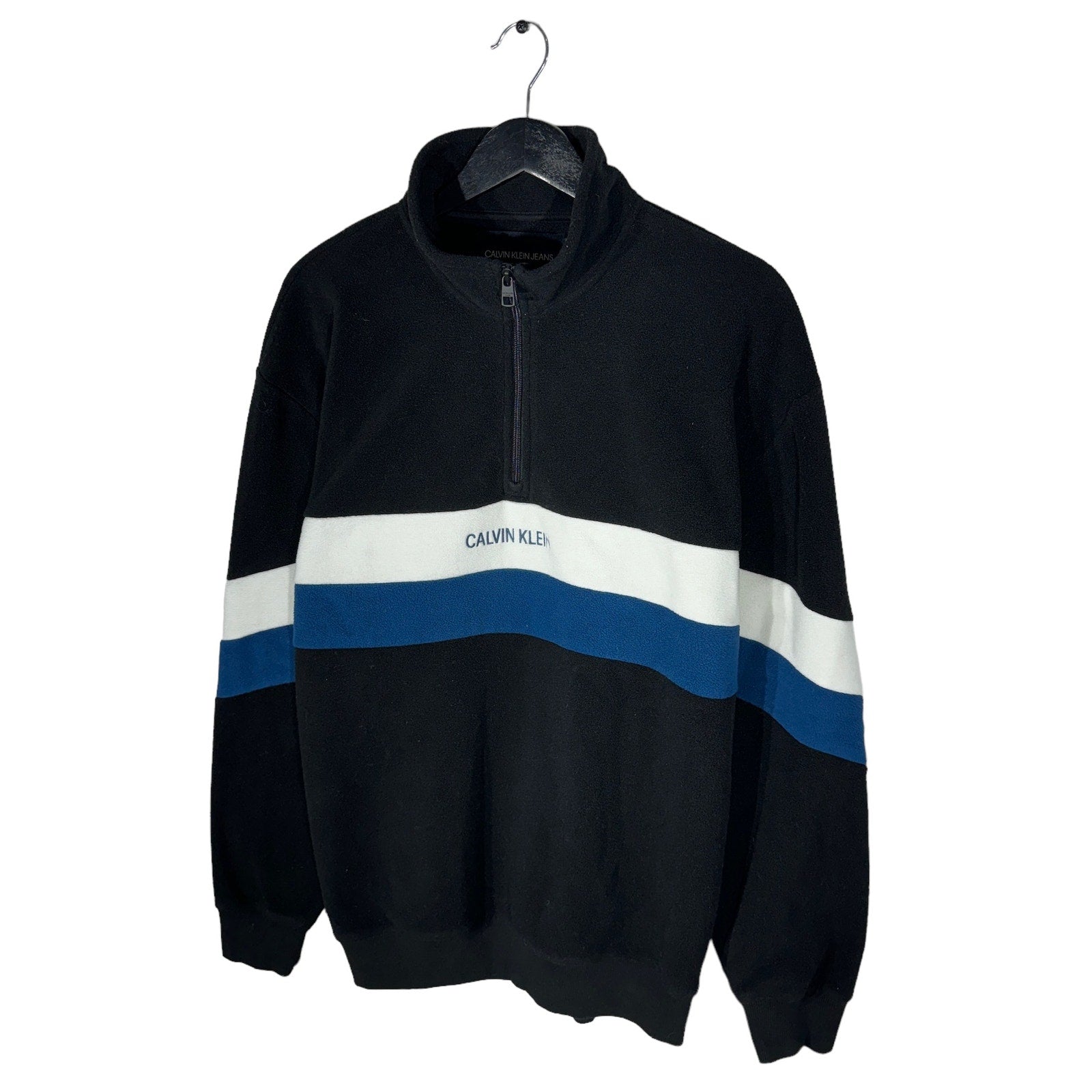 Collection of Calvin Klein Jeans 1/2 Zip Fleece in a gallery layout