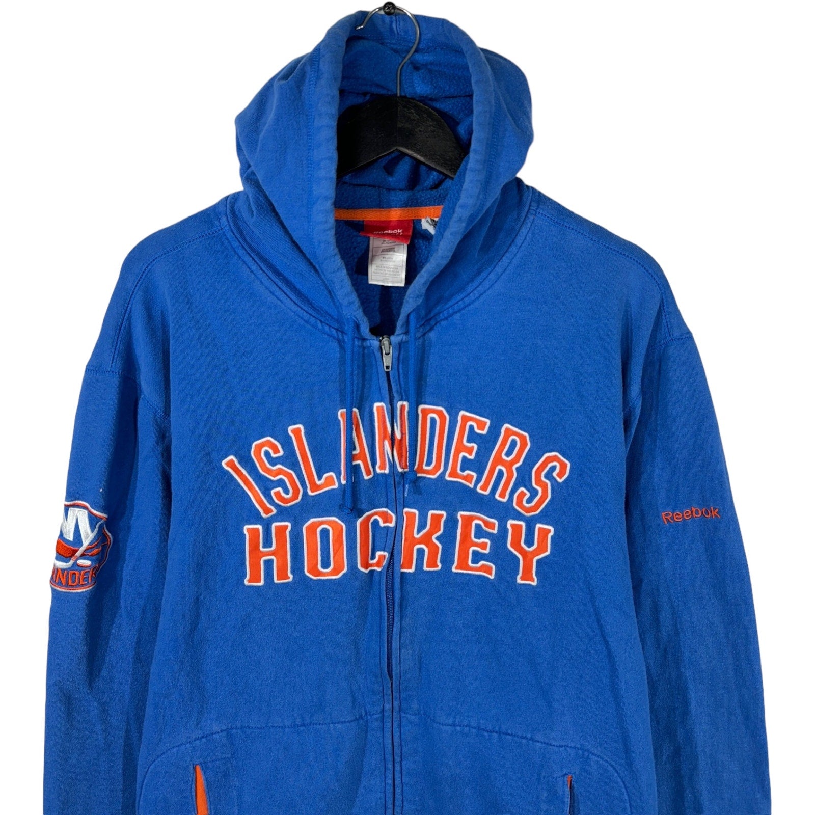 Collection of New York Islanders Reebok NHL Hoodie in a gallery layout