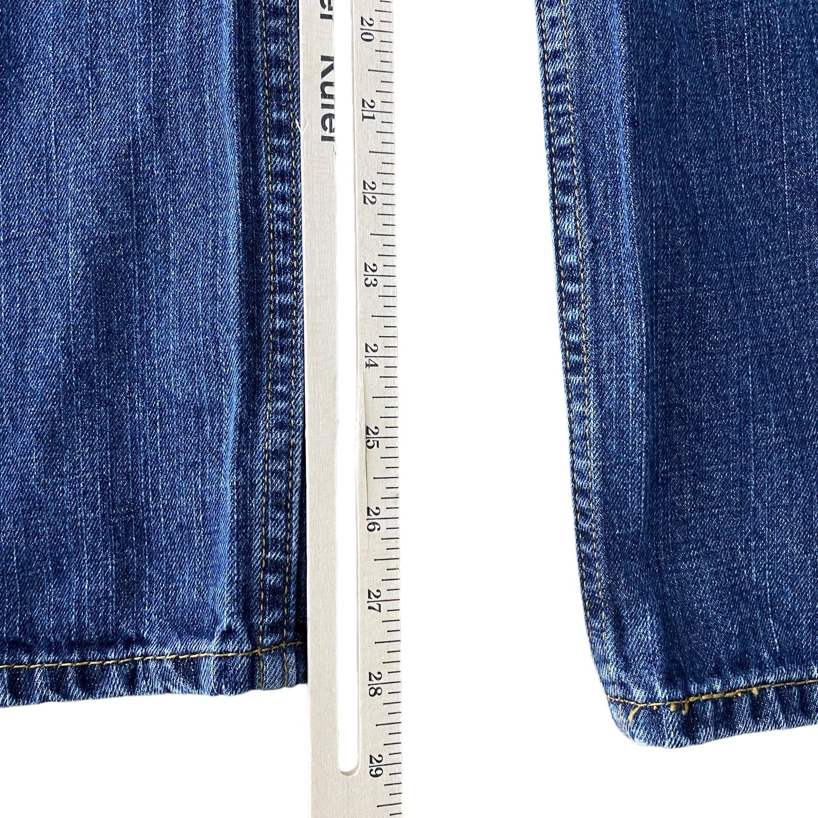 Collection of Levis 569 Zip Fly Straight Leg Denim Pants in a gallery layout