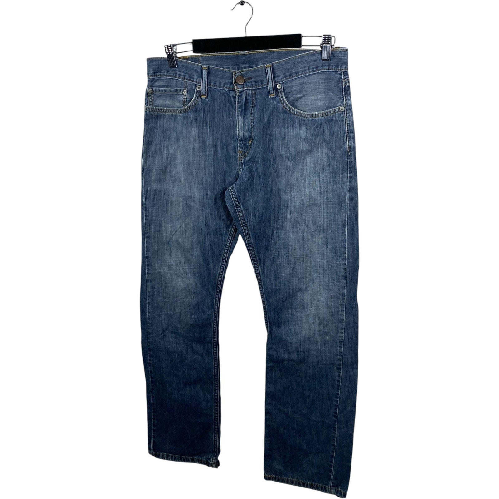 Collection of Levi's Denim Straight Leg Jeans in a gallery layout