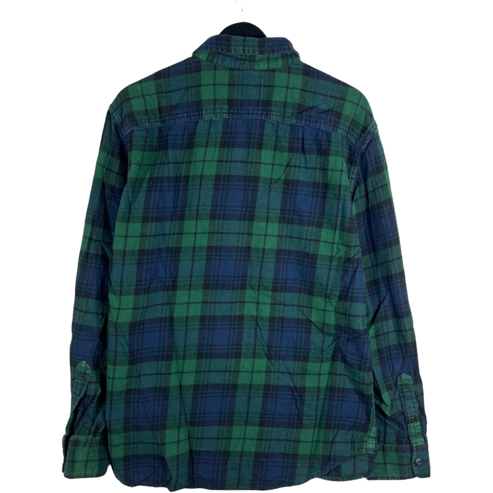 Collection of American Eagle Outfitters Prep Fit Plaid Long Sleeve Flannel in a gallery layout