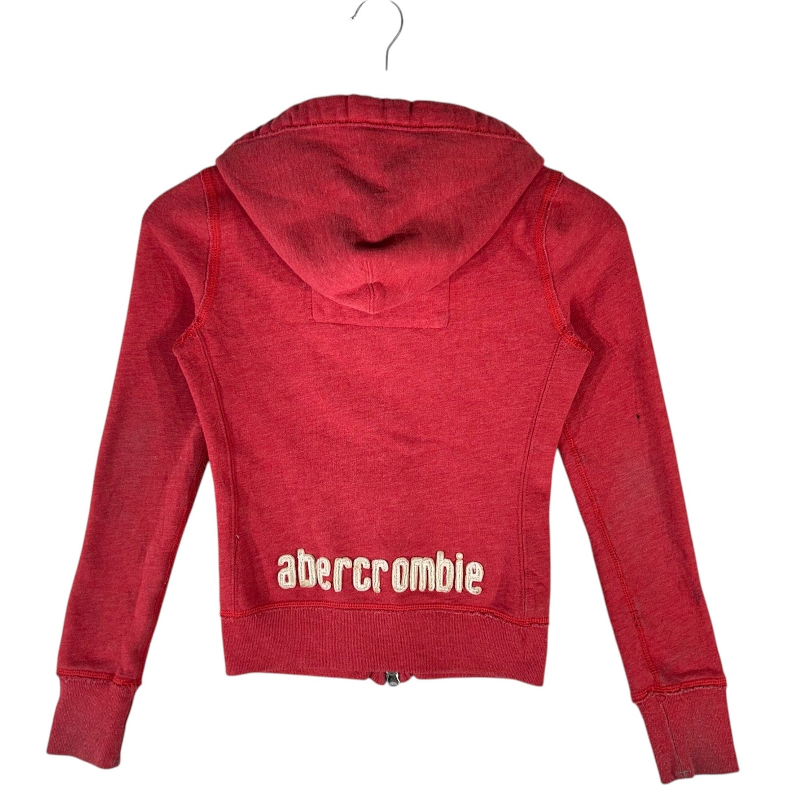 Collection of Women's Abercrombie & Fitch Logo Full Zip Hoodie in a gallery layout