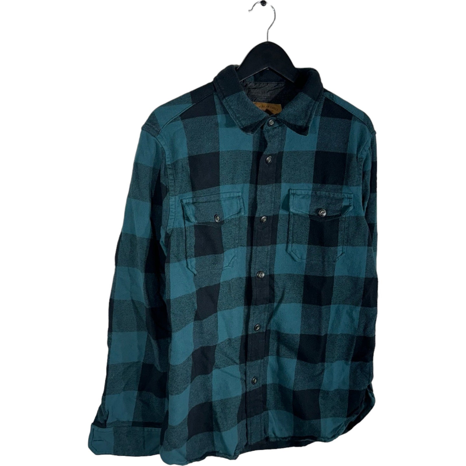 Collection of American Eagle Outfitters Plaid Flannel in a gallery layout