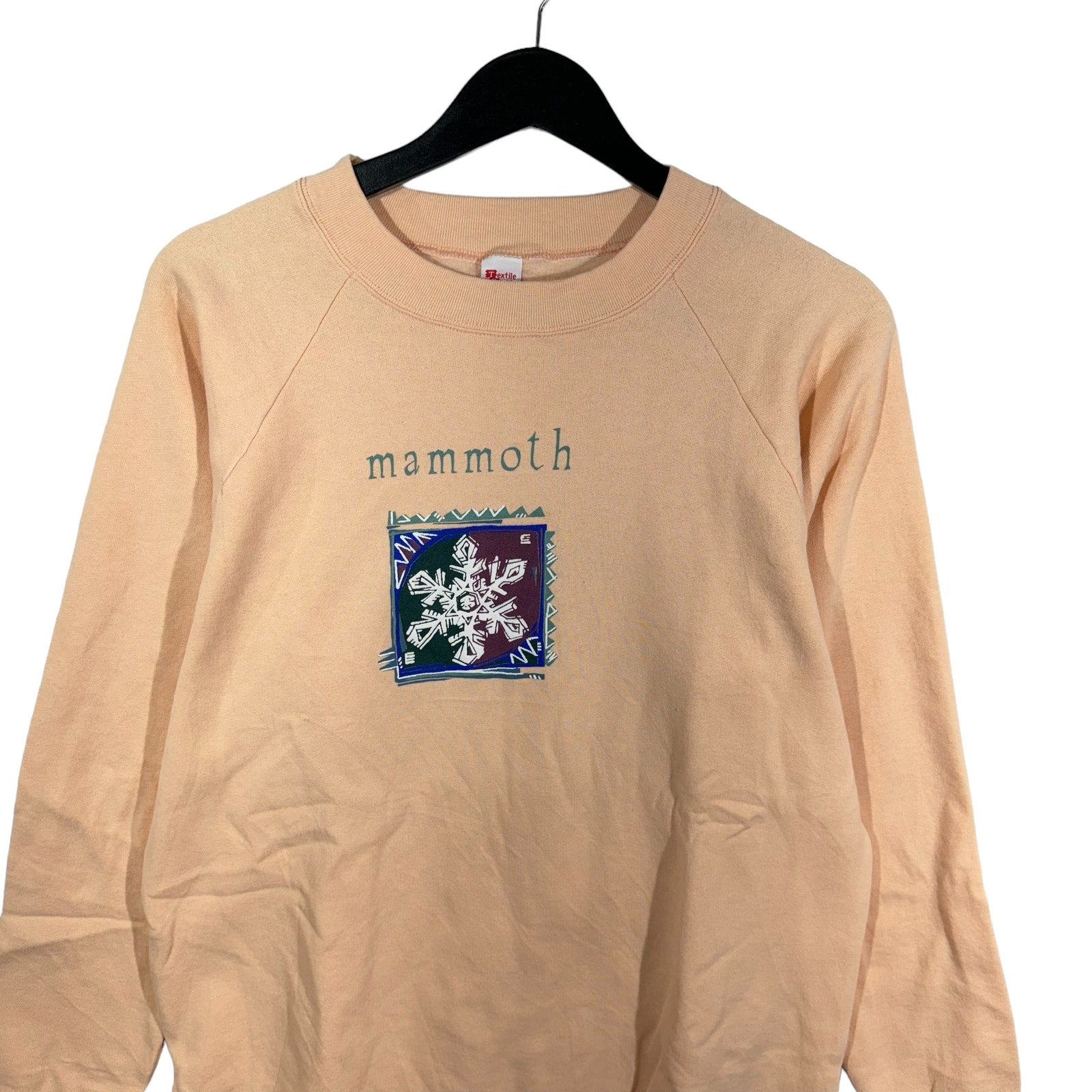 Collection of Vintage Mammoth Mountain Snowflake Souvenir Crewneck in a gallery layout