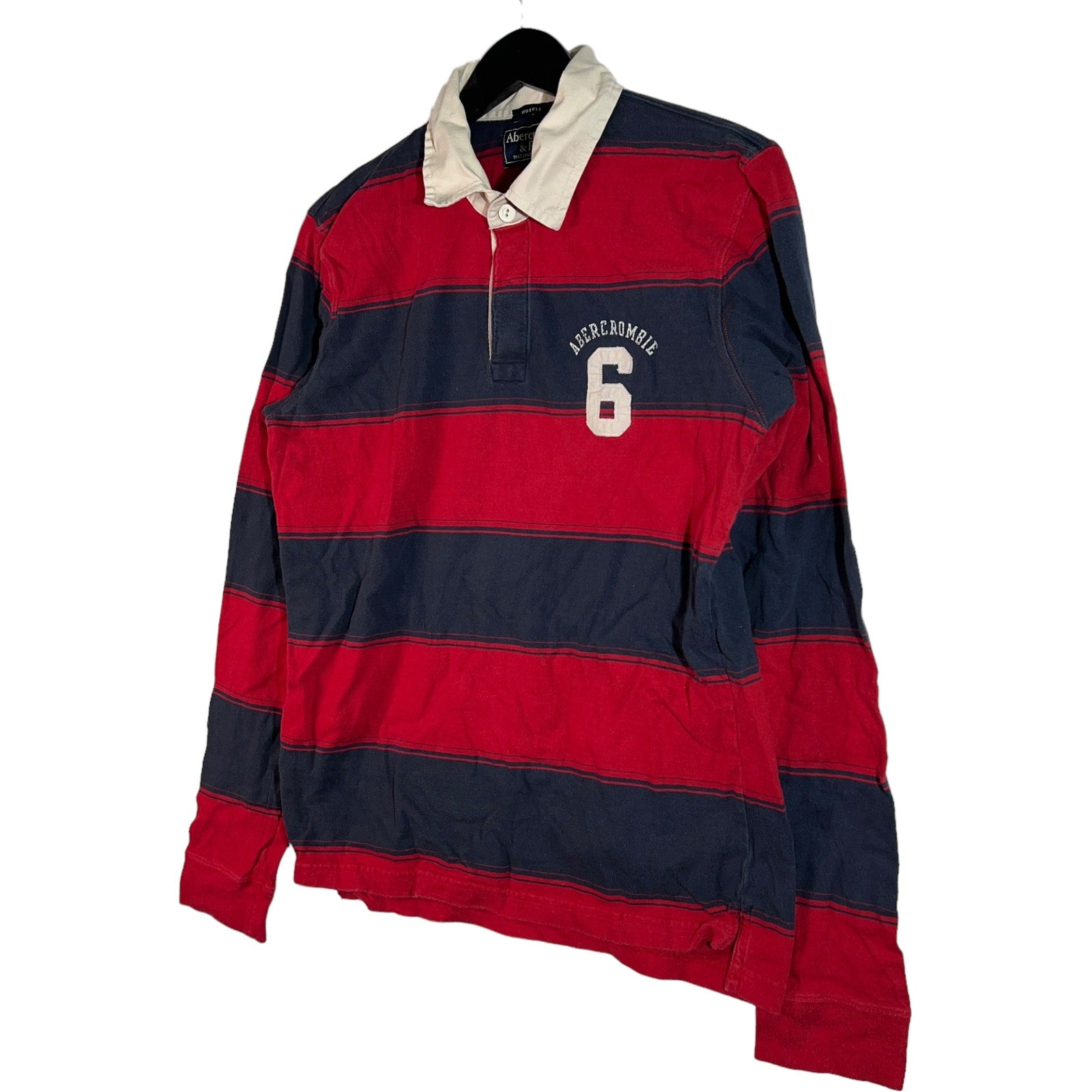 Collection of Abercrombie & Fitch Long Sleeve Rugby in a gallery layout