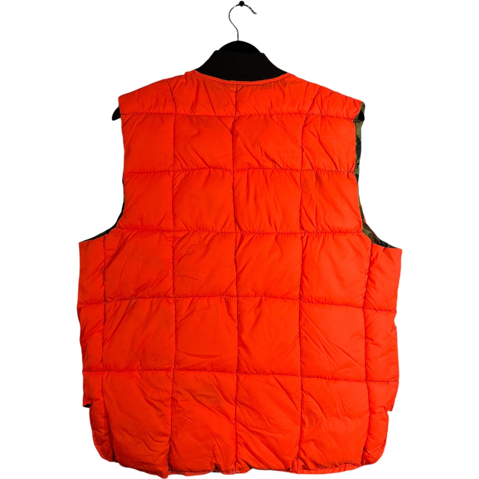 Collection of Camouflage Reversible Full Zip Puffer Vest in a gallery layout