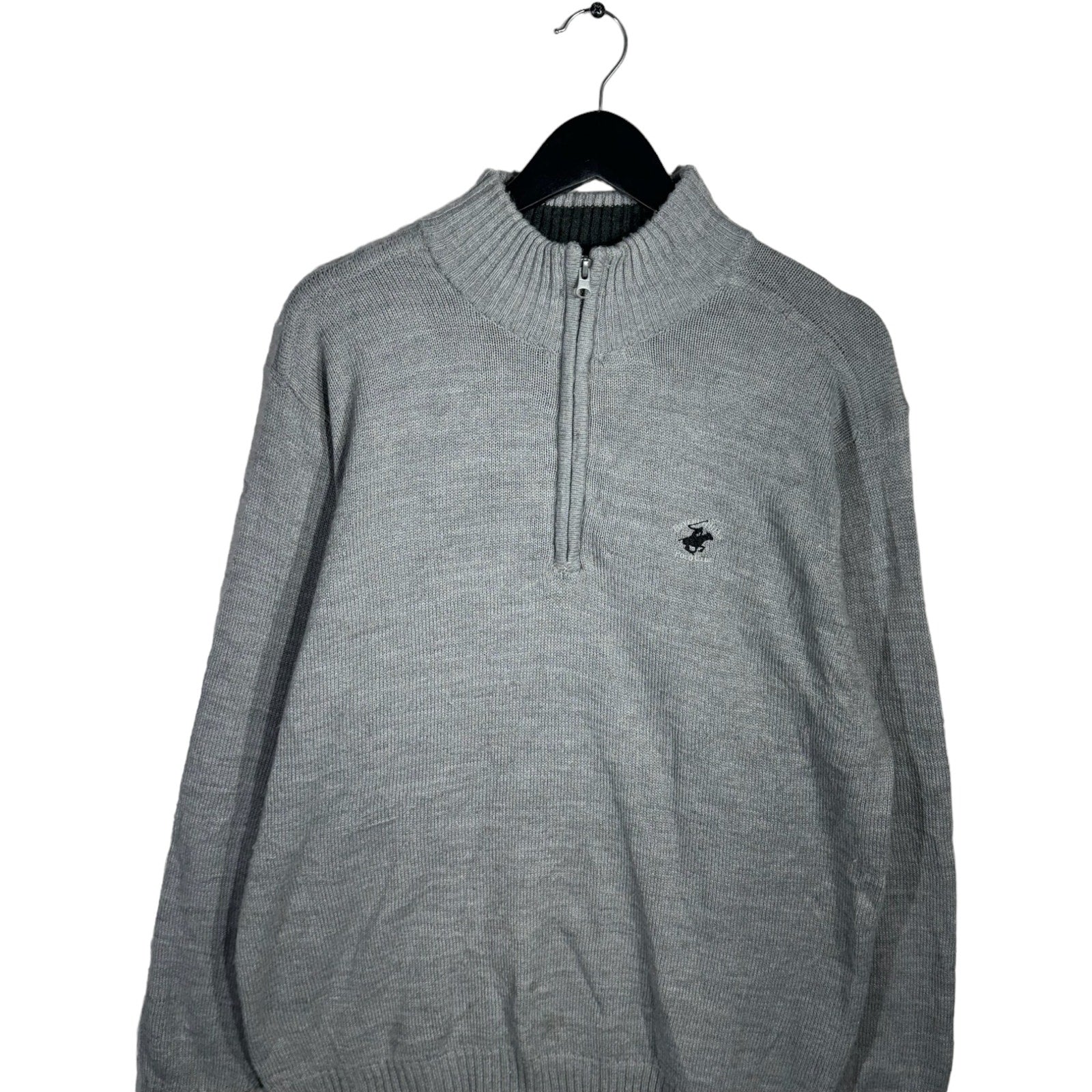 Collection of Beverly Hills Polo Club 1/4 Zip Sweatshirt in a gallery layout