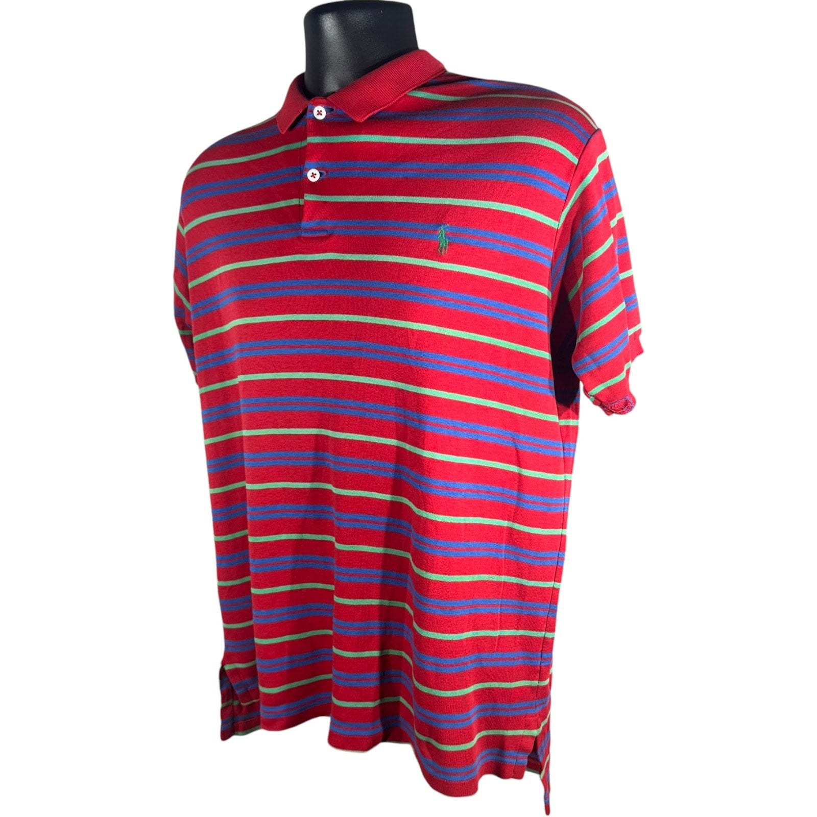 Collection of Polo Ralph Lauren Striped Short Sleeve Polo in a gallery layout