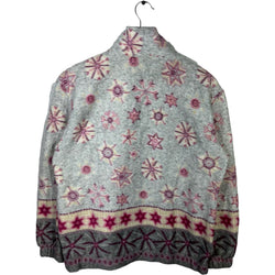 Collection of Women's Cabin Creek Snowflake Shapes Full Zip Sweatshirt in a gallery layout